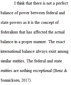 Federal and State Powers